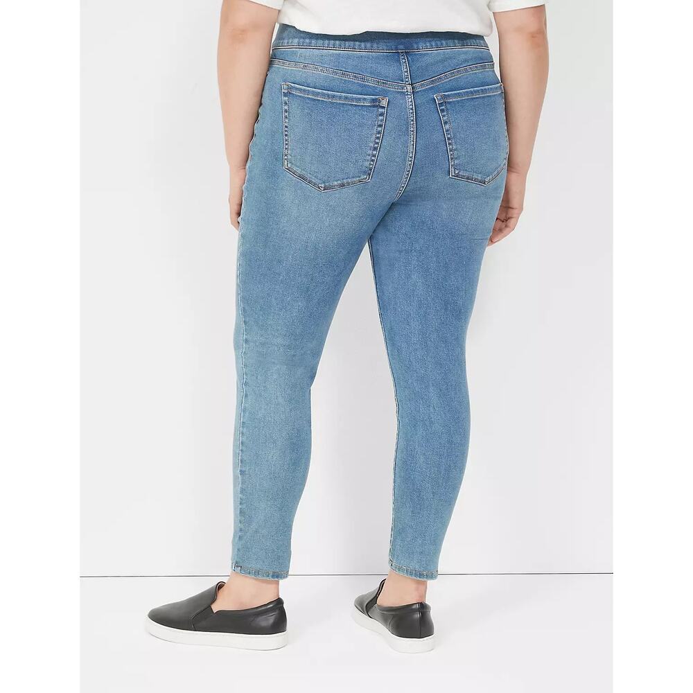 Lane Bryant High-Rise Pull-On Jeggings | Soft Stretch Denim | Plus Size 24 - Picture 6 of 11